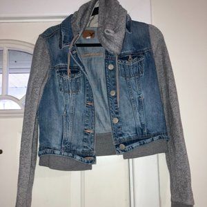 American Eagle Denim Hoodie/Jacket